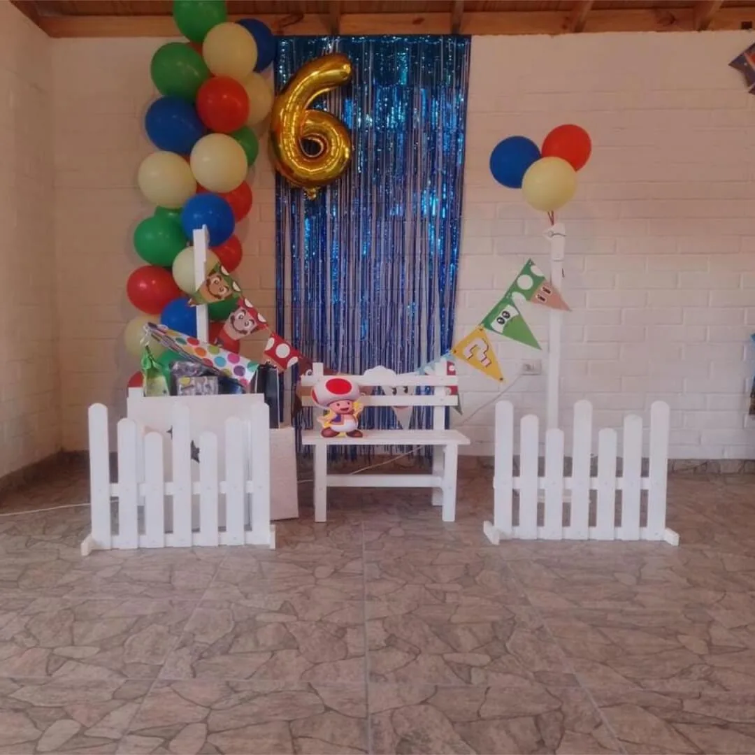 Decoración real de cumpleaños en Centro de Eventos Colibrí